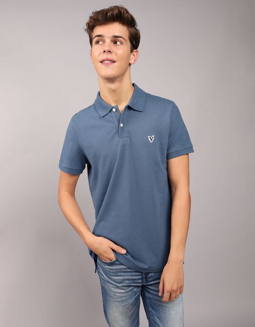 Polo en Tejido Piqué Slim Fit para Hombre