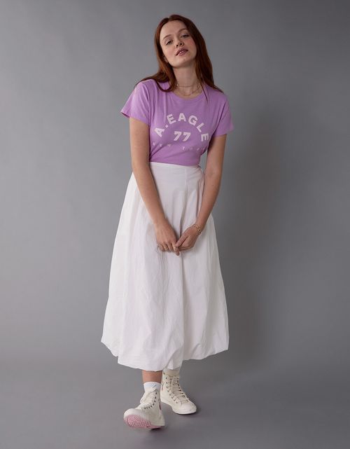 Camiseta con gráfico de mujer AE