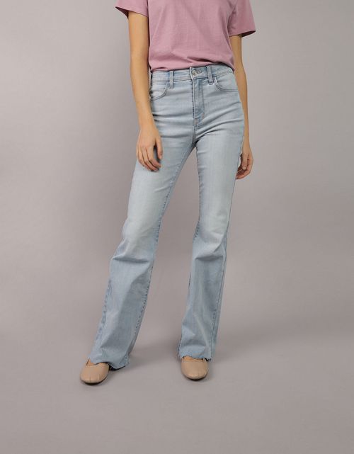 Jean Flare de Tiro Alto para Mujer