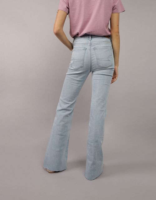 Jean Flare de Tiro Alto para Mujer