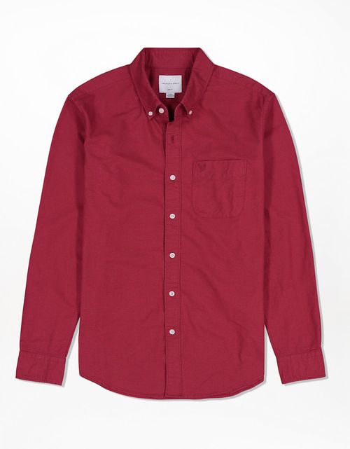 Camisa Slim fit Ae Oxford con botones