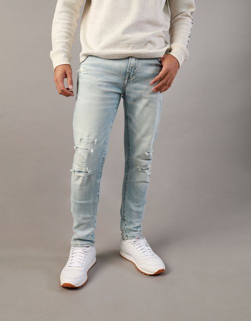Jean Skinny con parches Hombre AE