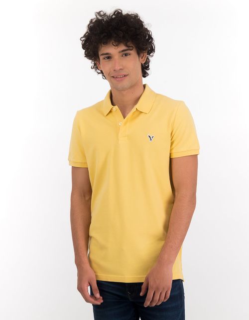 Polo en Tejido Piqué Slim Fit para Hombre