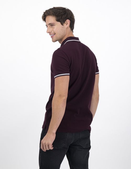 Camiseta tipo polo de piqué de hombre AE