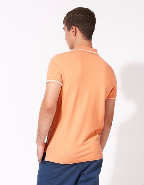 Camiseta tipo polo de piqué de hombre AE