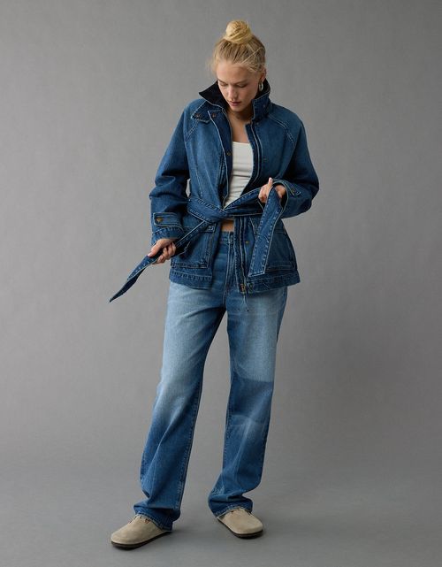 Chaqueta de granero de mezclilla Ae