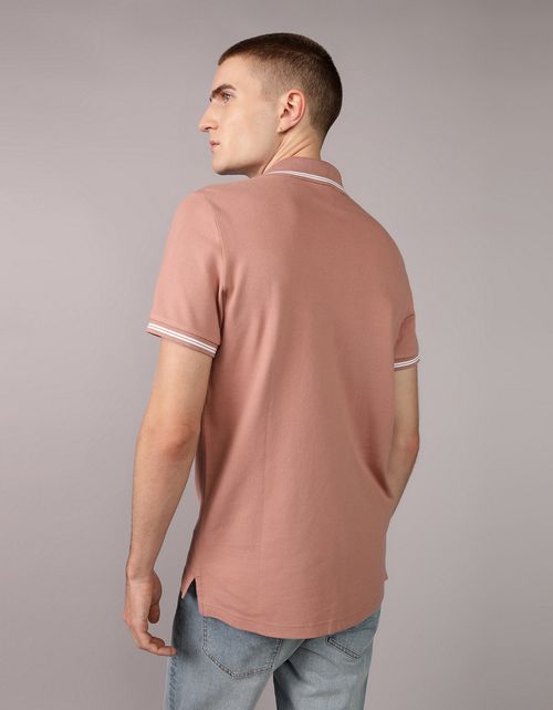 Camiseta tipo polo de piqué de hombre AE