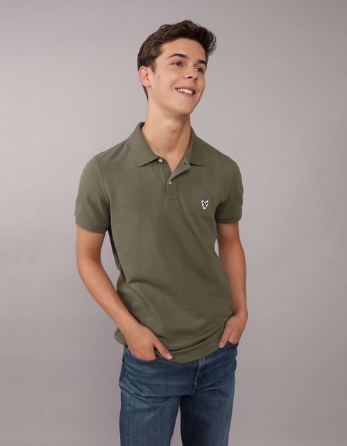 Polo en Tejido Piqué Slim Fit para Hombre