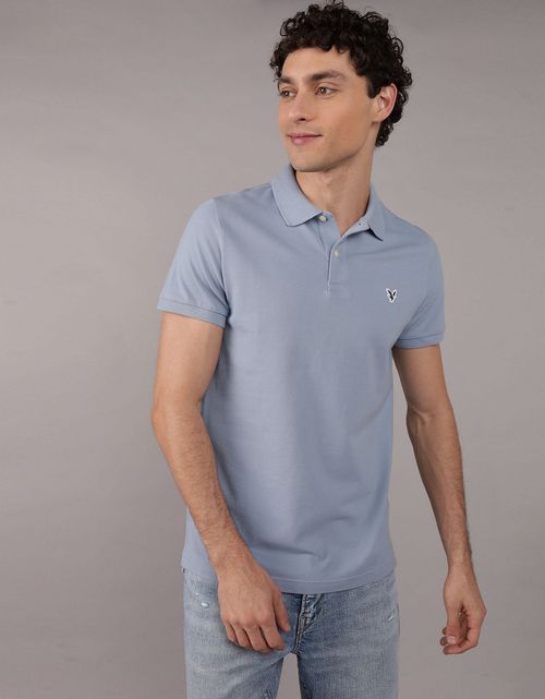 Polo en Tejido Piqué Slim Fit para Hombre