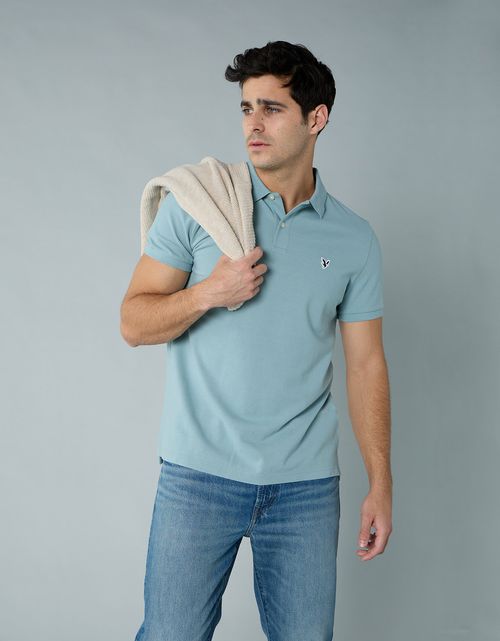 Polo en Tejido Piqué Slim Fit para Hombre