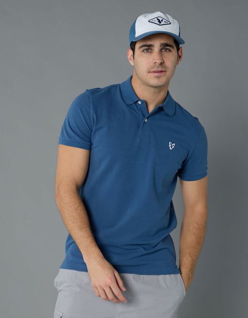 Polo en Tejido Piqué Slim Fit para Hombre