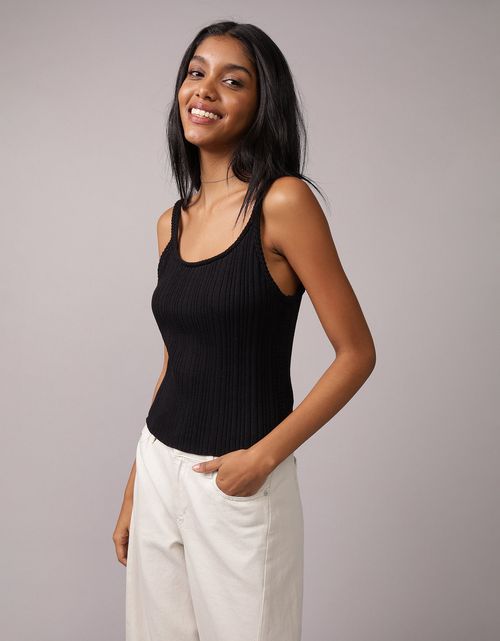 Top corto de crochet ae