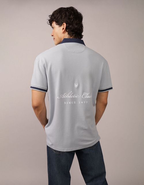 Camiseta Polo con Logo Ae