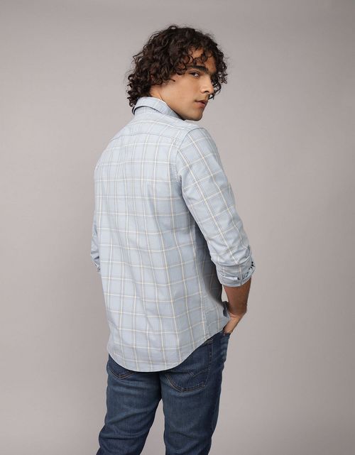 Camisa Everyday Slim Fit Manga Larga Ae