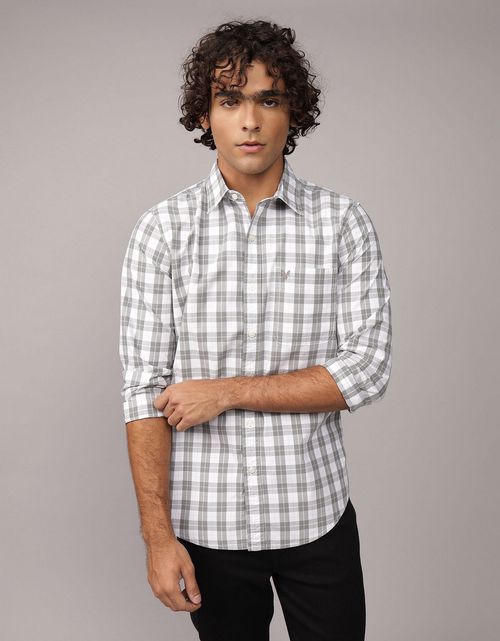 Camisa Everyday Slim Fit Manga Larga Ae
