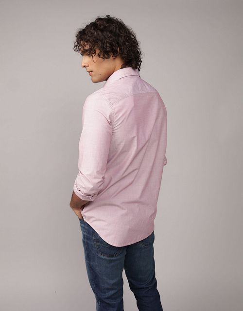 Camisa Everyday Slim Fit Manga Larga Ae