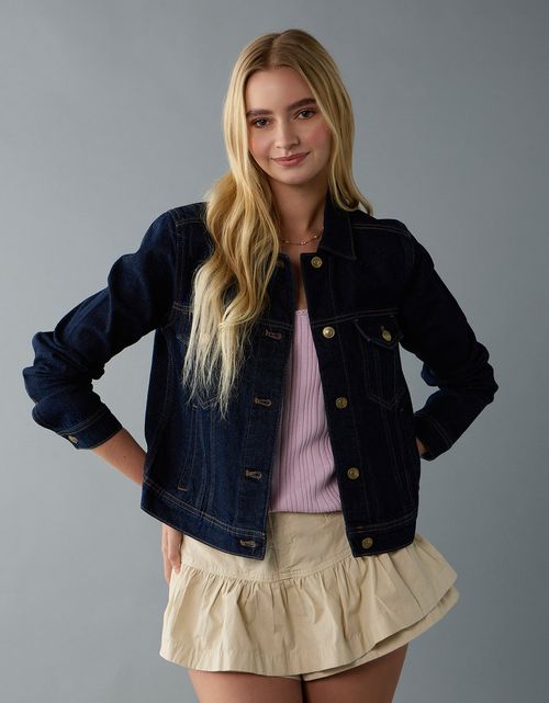Chaqueta Clásica en Denim para Mujer