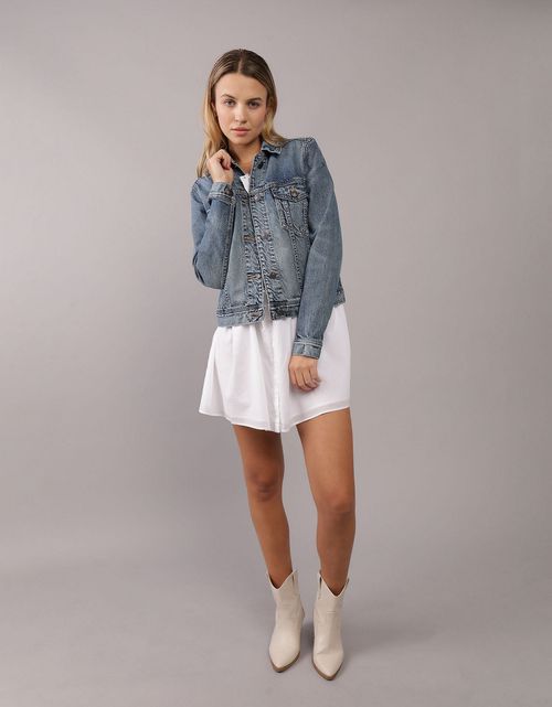 Chaqueta Denim Clásica Mujer AE