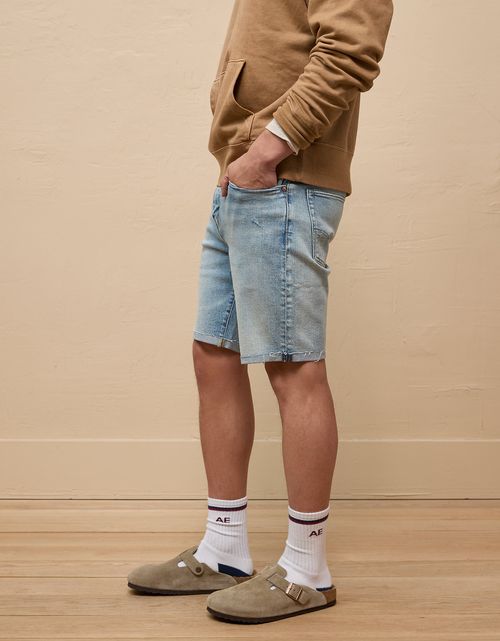 Bermuda en Denim con Desgaste Hombre AE