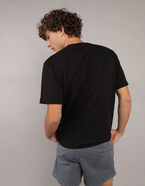 Camiseta manga corta con gráfico de hombre AE