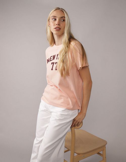 Camiseta Gráfica de Marca Ae