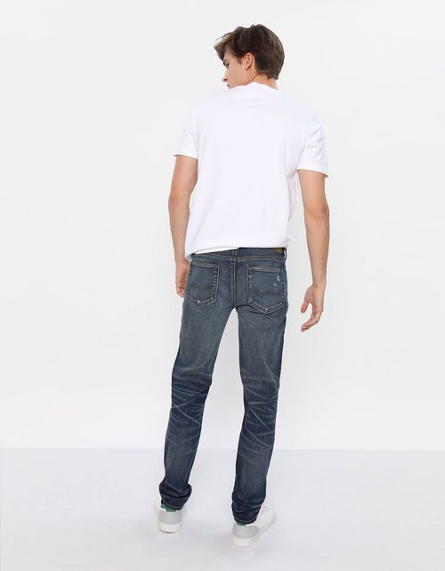 Jean Skinny con rotos Hombre AE