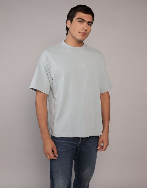 Camiseta gráfica con logo grande de Ae