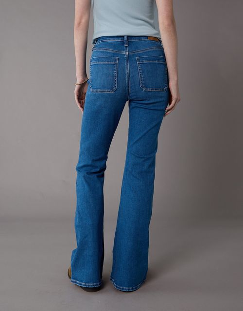 Jean acampanado de cintura súper alta de siguiente nivel de AE