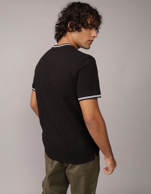 Camiseta Piqué Flex de Ae con Bordes