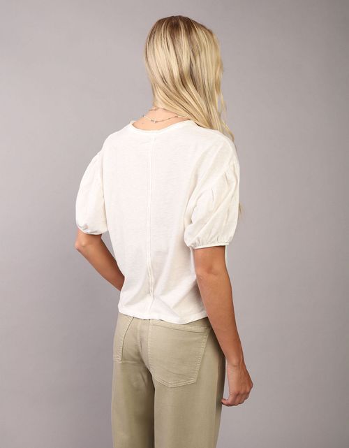 Camiseta de manga abullonada relajada de AE