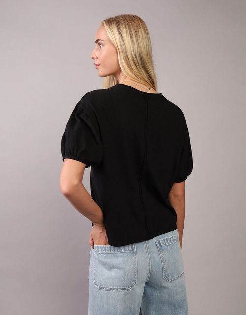 Camiseta de manga abullonada relajada de AE