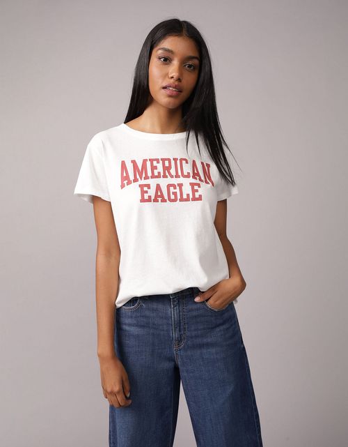 Camiseta Gráfica de Marca Ae