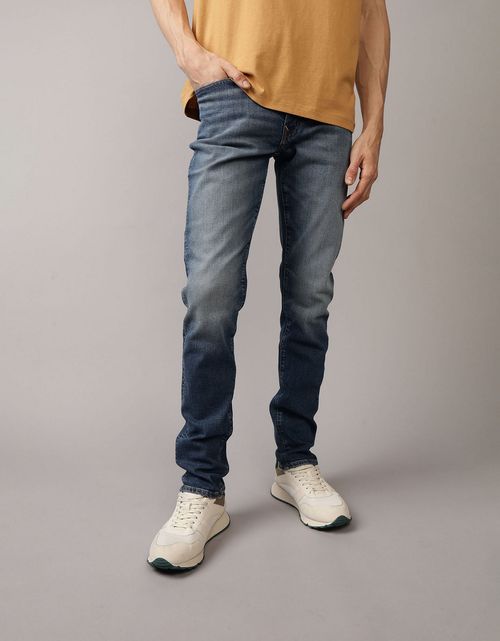 Jean Slim con Desgaste Hombre AE