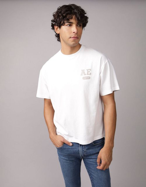 Camiseta gráfica con logotipo icónico Ae