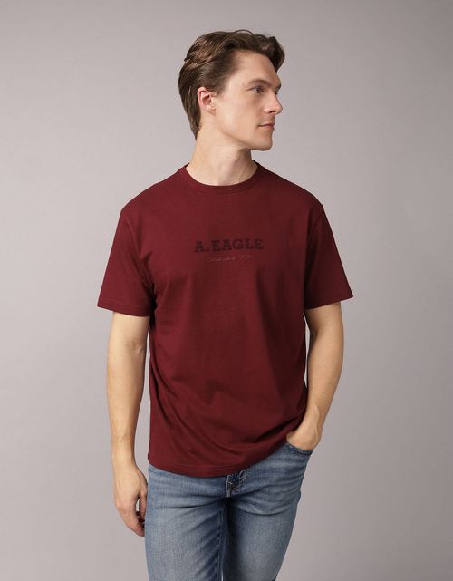 Camiseta gráfica con logotipo icónico Ae