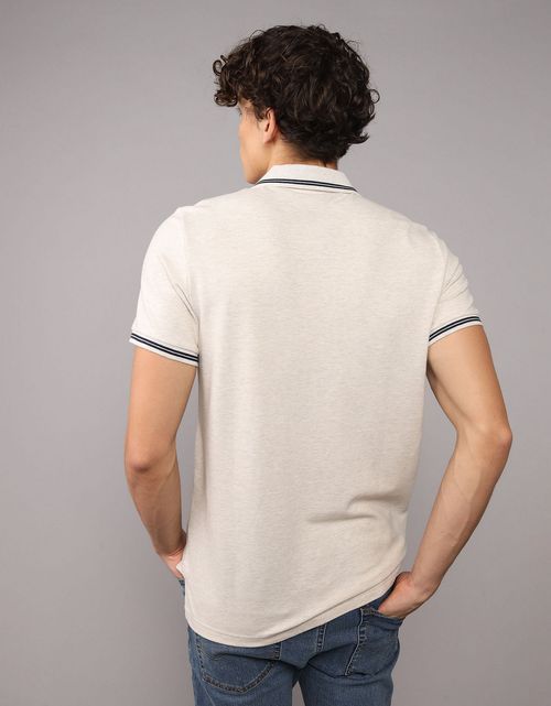 Camiseta polo ajustada Ae en piqué