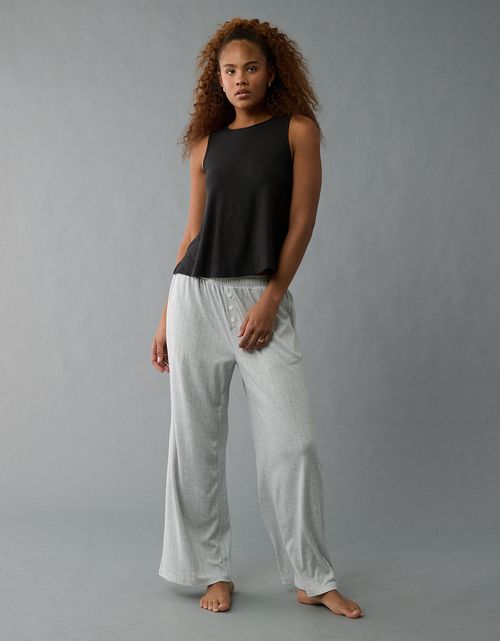 Camiseta sin mangas suave y sexy de corte amplio