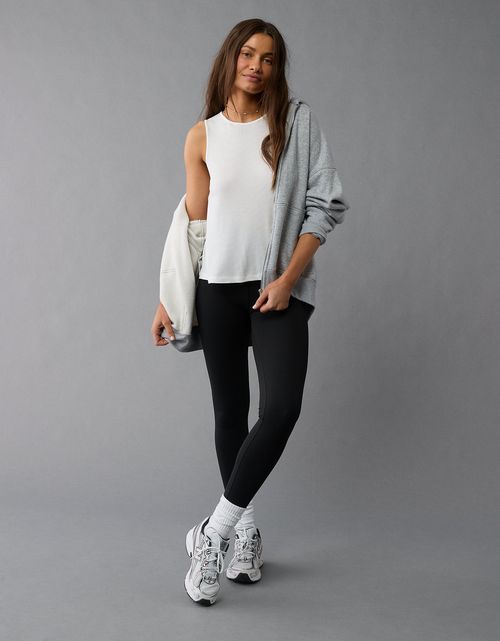 Camiseta sin mangas suave y sexy de corte amplio