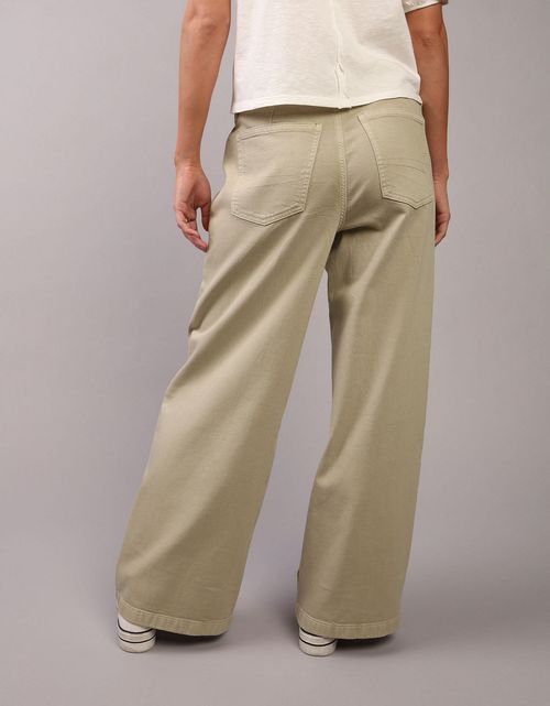Pantalón Wide-Leg de Tiro Bajo Ae