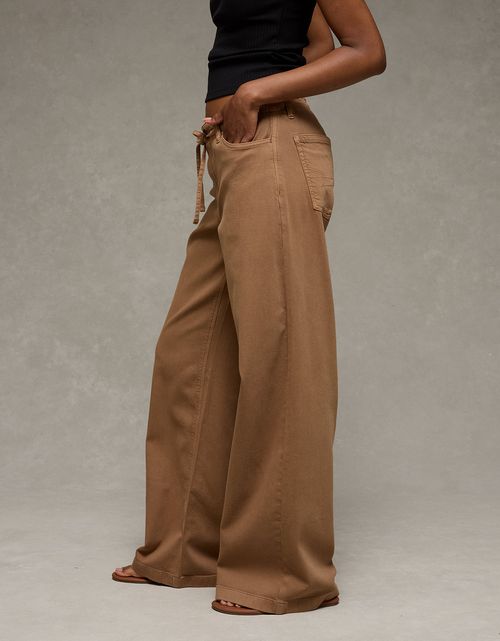 Pantalón Wide-Leg de Tiro Bajo Ae