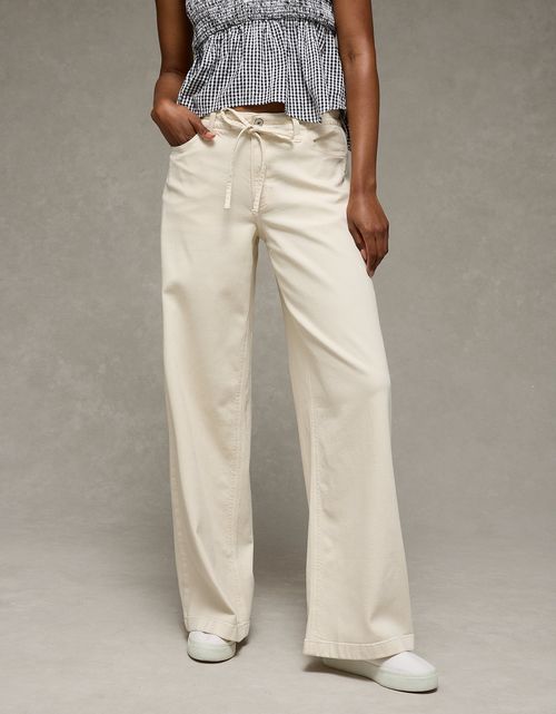 Pantalón Wide-Leg de Tiro Bajo Ae