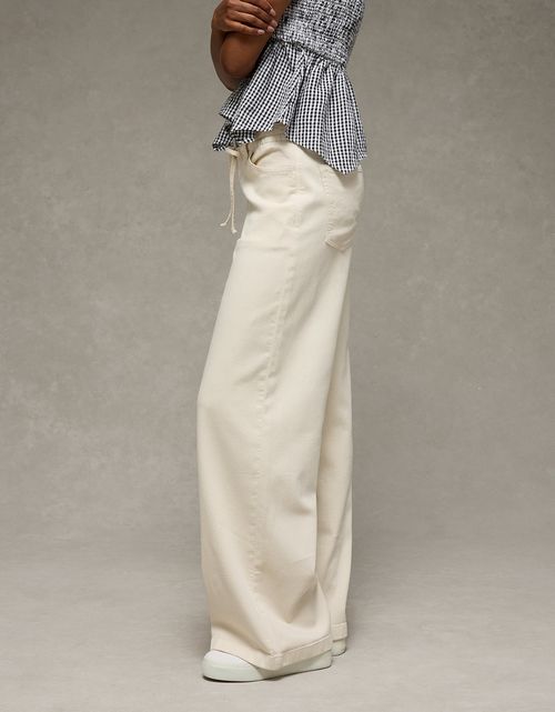 Pantalón Wide-Leg de Tiro Bajo Ae