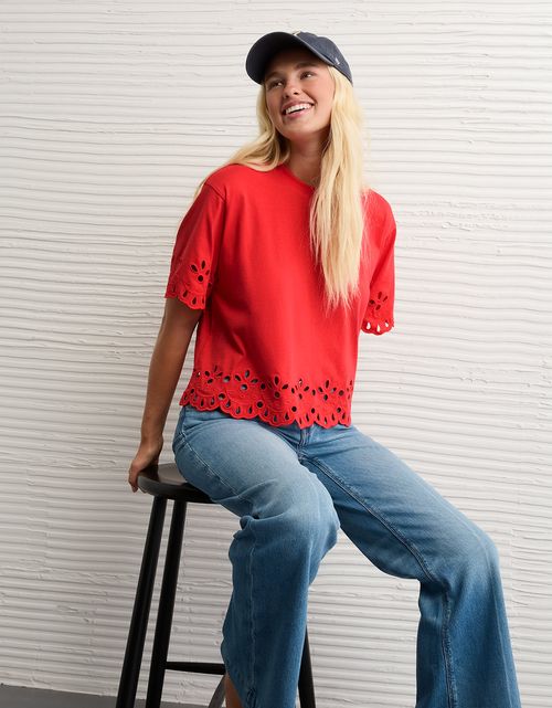 Camiseta Extragrande con Ojal