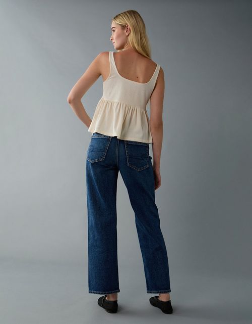 Jean Stovepipe Tiro Alto Ae