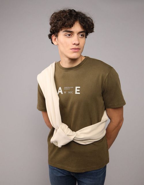 Camiseta gráfica con logotipo icónico Ae