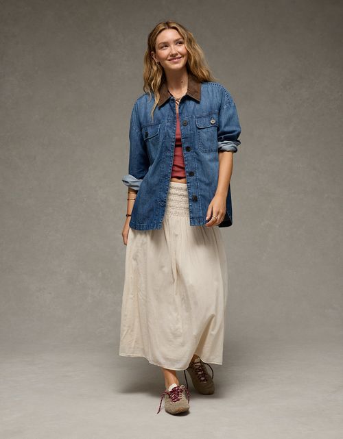 Chaqueta ligera de mezclilla Ae