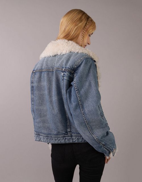 Chaqueta biker Denim Mujer AE