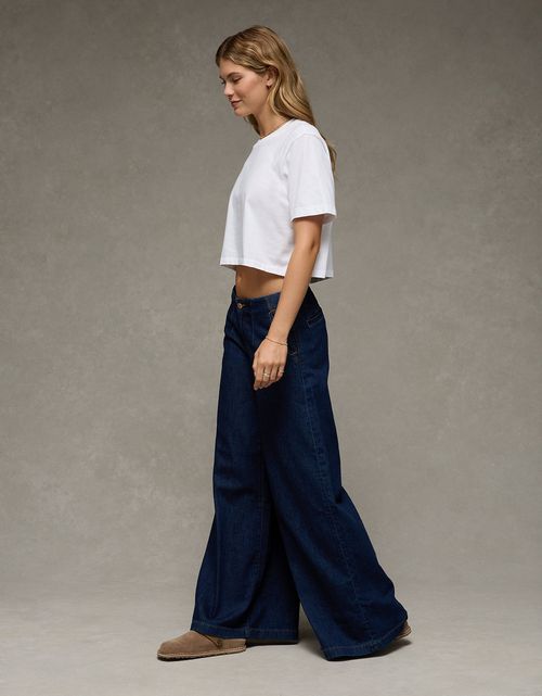 Jean de corte amplio en línea A