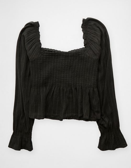 Top de bebé de manga larga Ae