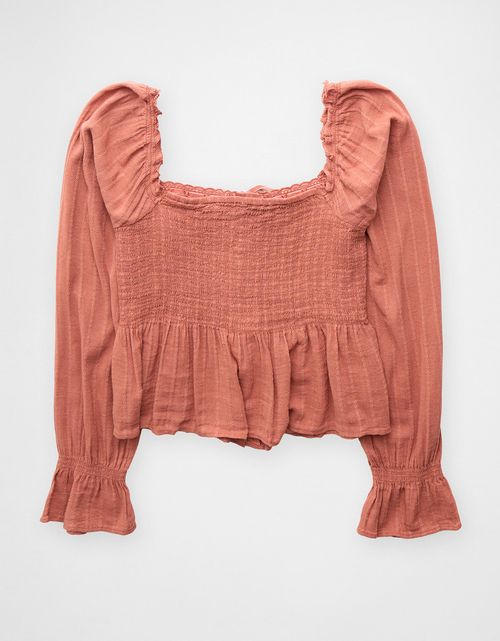 Top de bebé de manga larga Ae